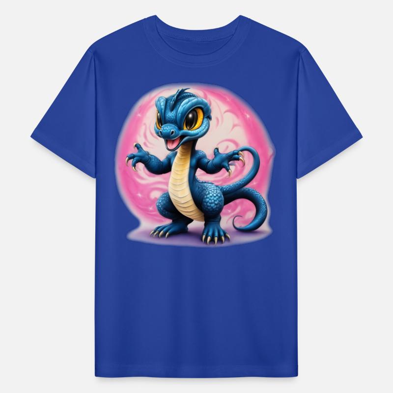 AI Airbrushed Cobra-Lizard Cartoon
