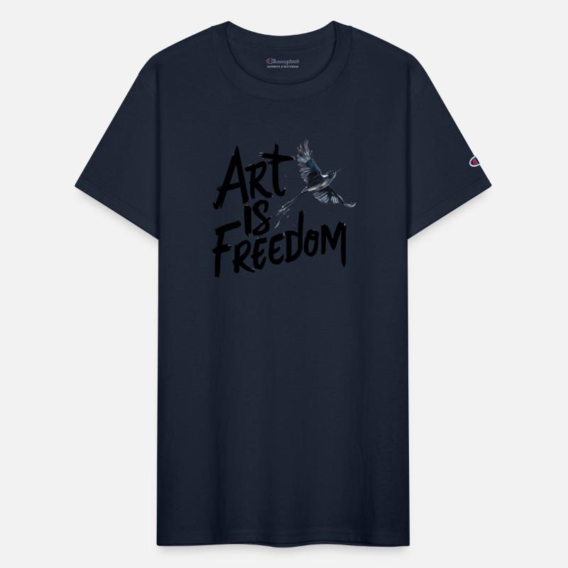 Art is Freedom Flying Bird graphic tee