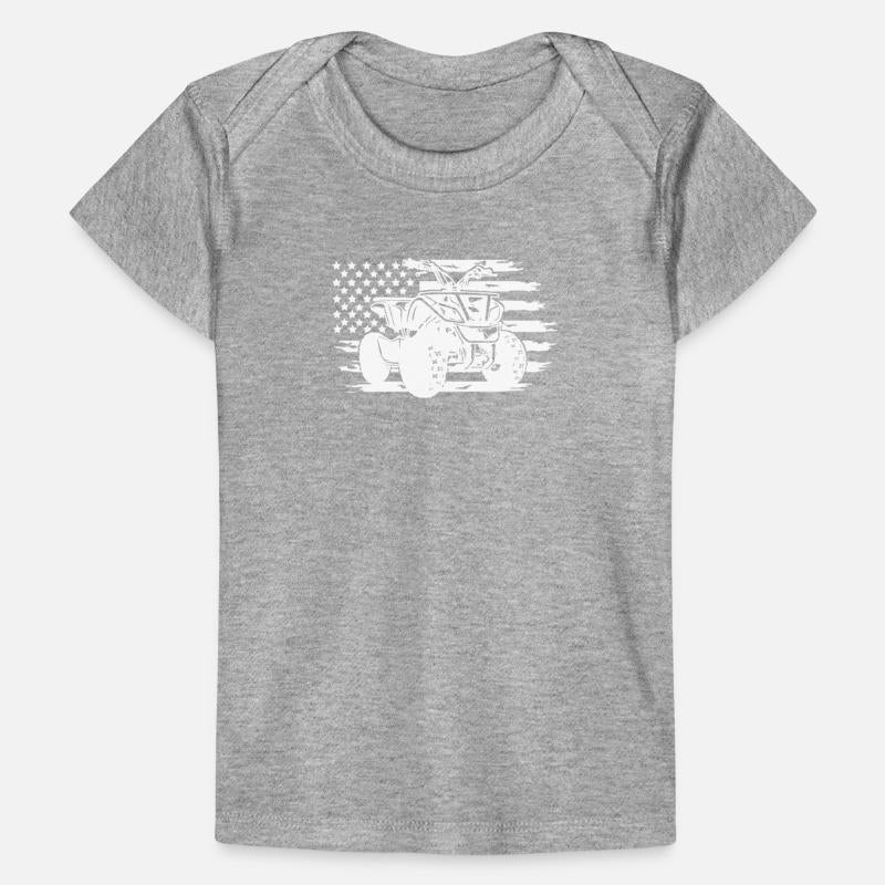 ATV American Flag Distressed White