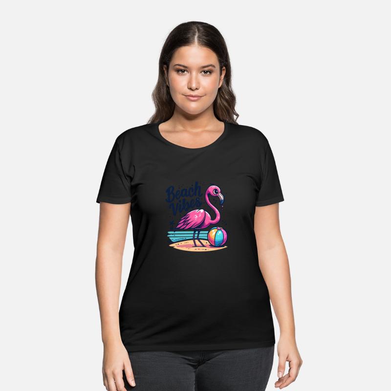 Beach Vibes A Whimsical Flamingo s Paradise
