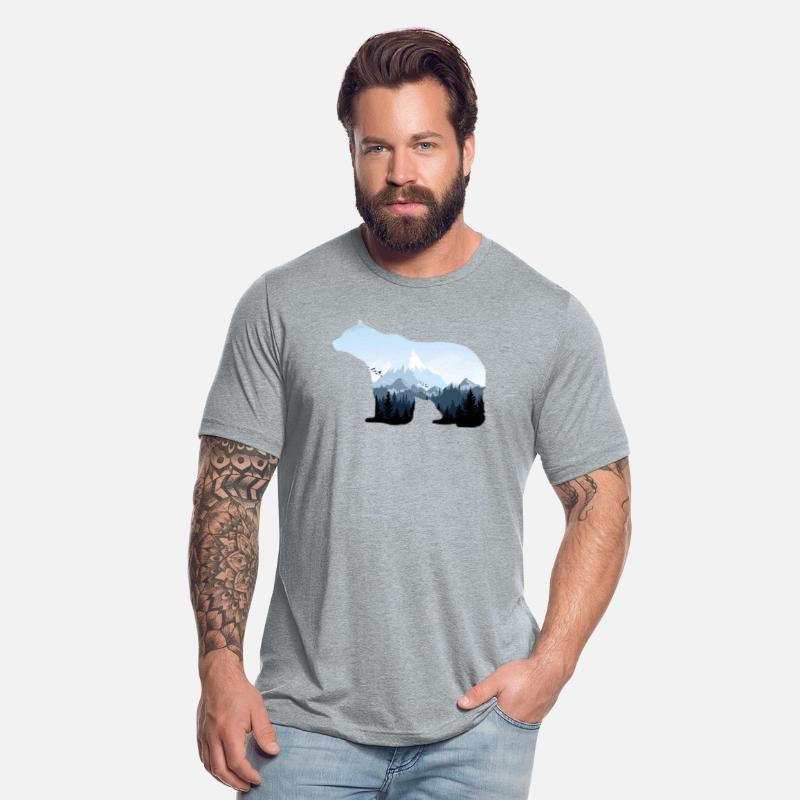 BEAR MOON MOUNTAIN SNOW TSHIRT