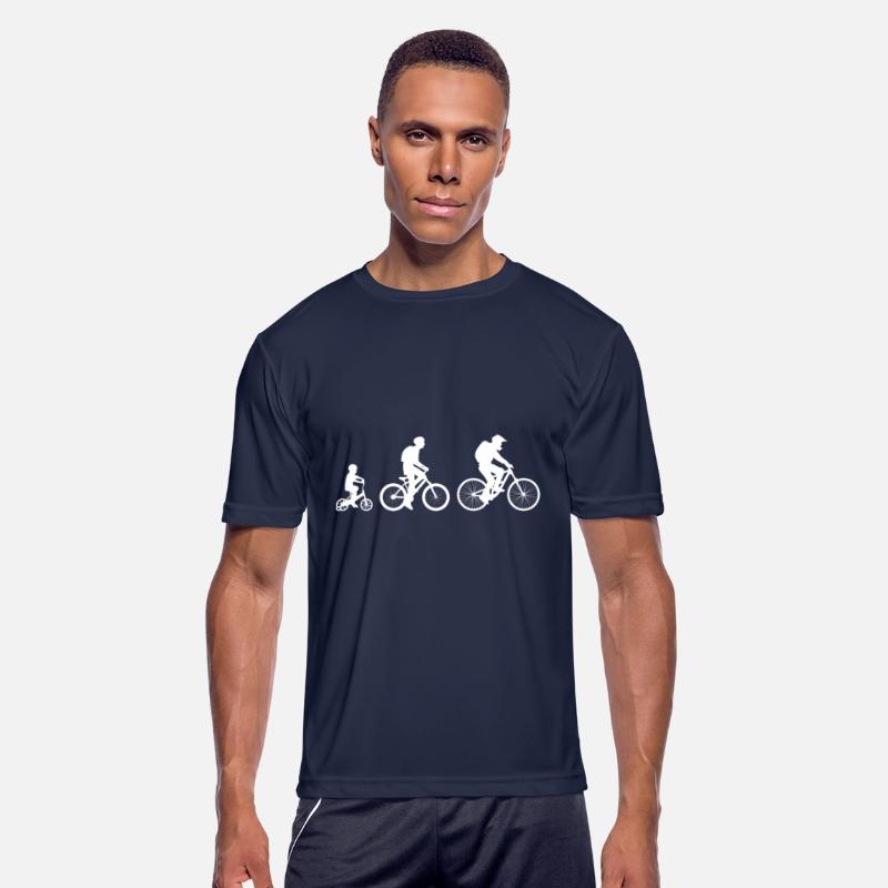 Biker Bicycle Cycling Mountain Biking Evolution