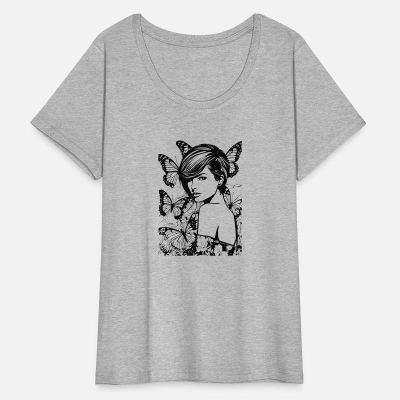 Butterfly Bliss with a Single Girl"