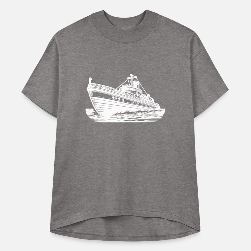 Cutaway Ocean-going Vessel Cutter Tugboat