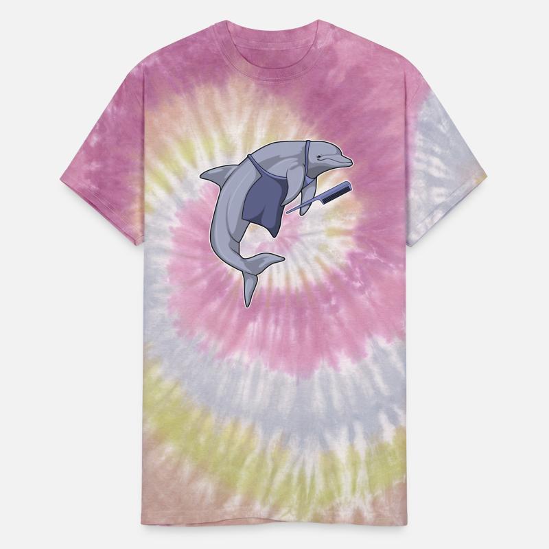 Dolphin As Hairdresser With Comb