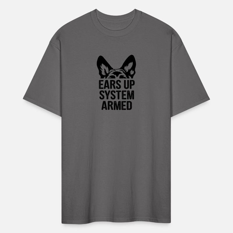 Ears Up System Armed German Shepherd