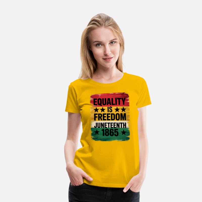 Equality Is Freedom Juneteenth 1865 T-Shirt