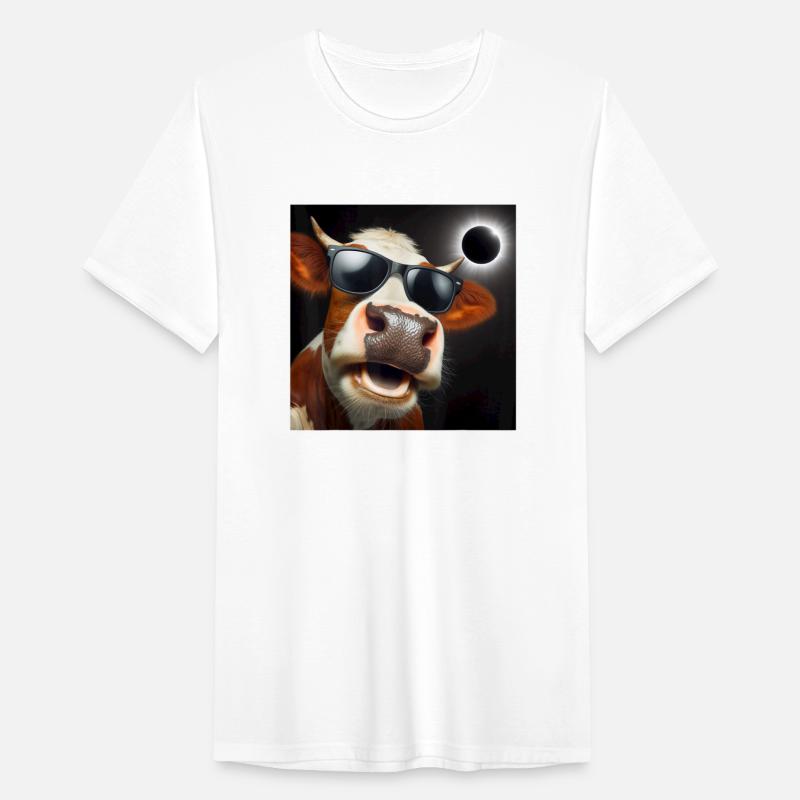 Funny Solar Eclipse Wearing Glasses