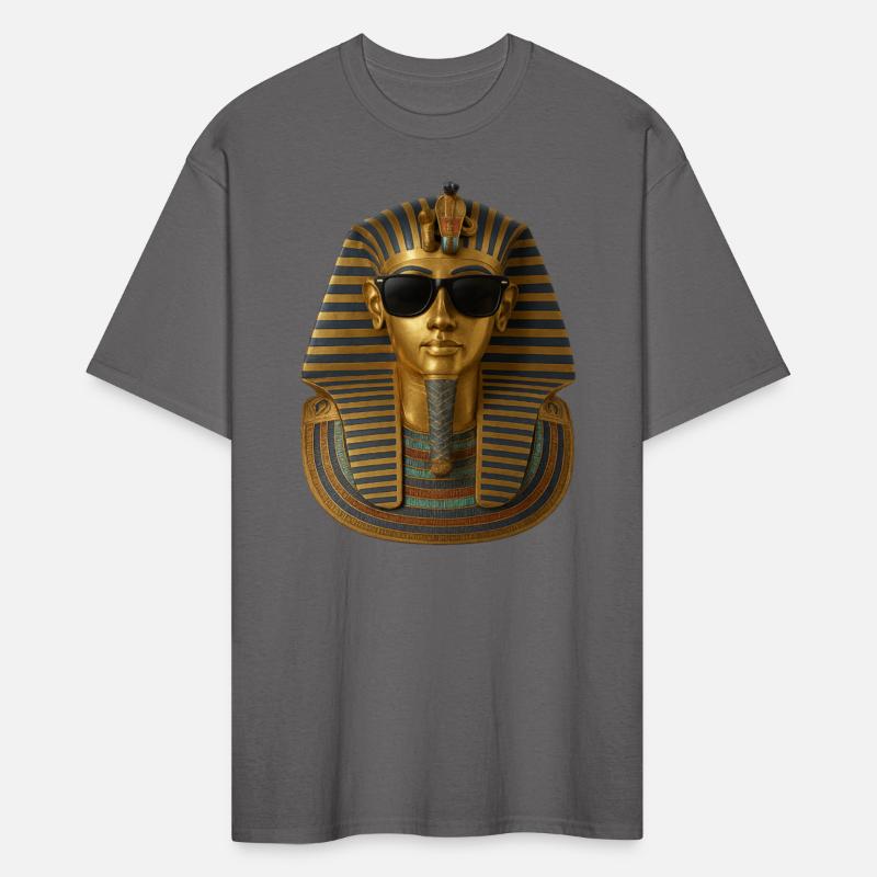 Golden Pharaoh Mask with Sunglasses