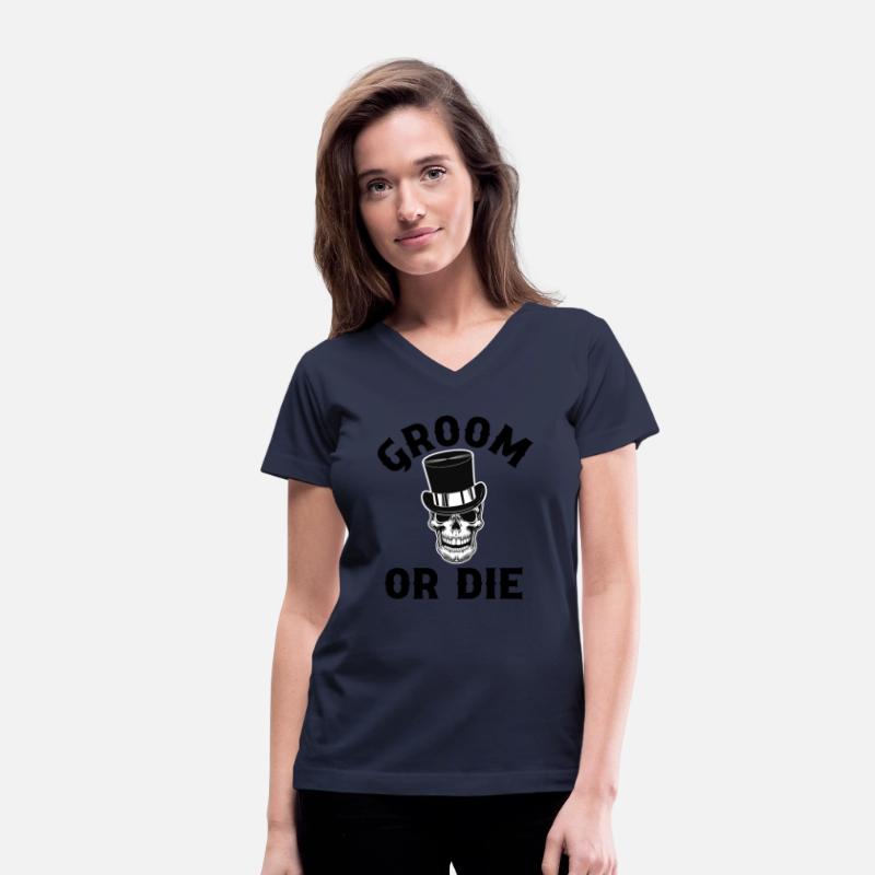 Gothic Wedding Groom Or Die Skull Top Hat Design