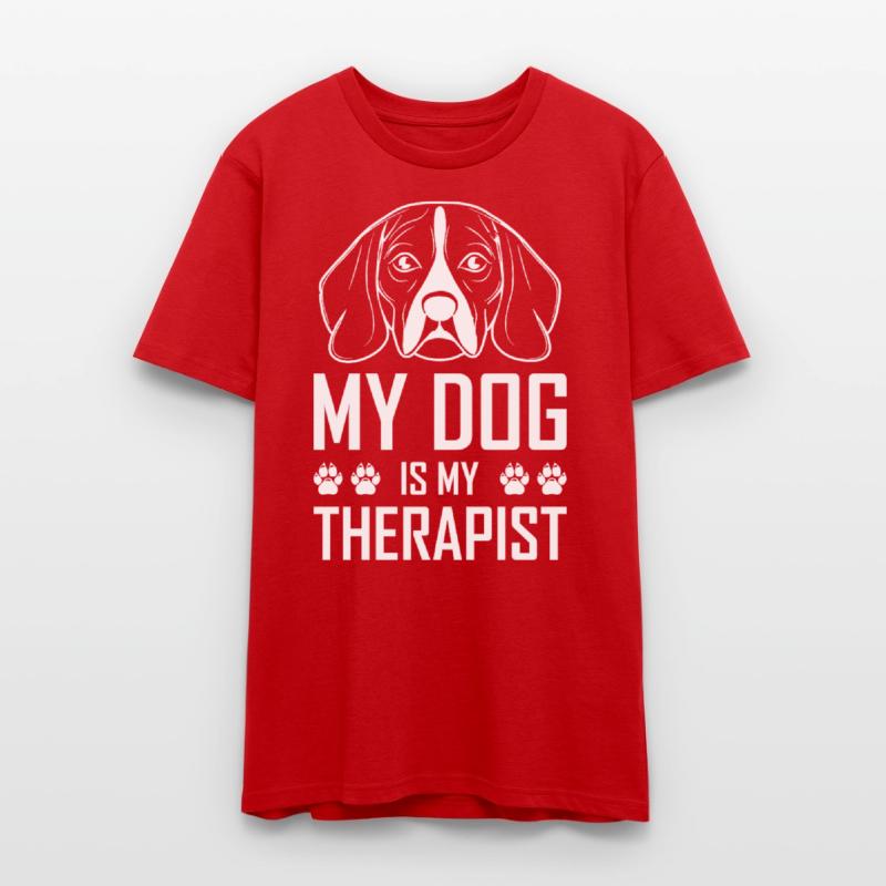 My Dog is My Therapist Beagle Tshirt