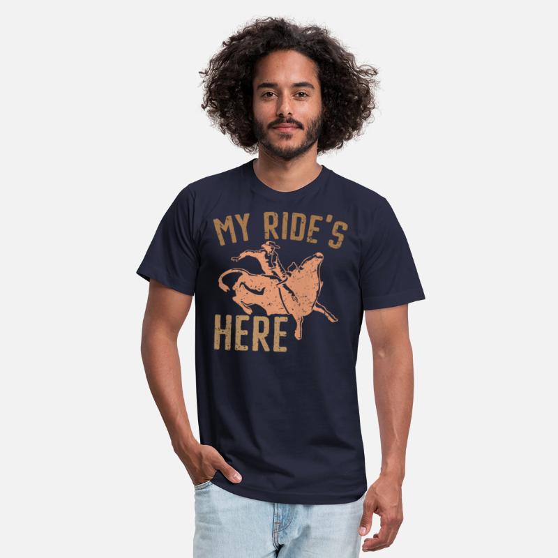 My Ride's Here Bull Rider Rodeo Bull Riding