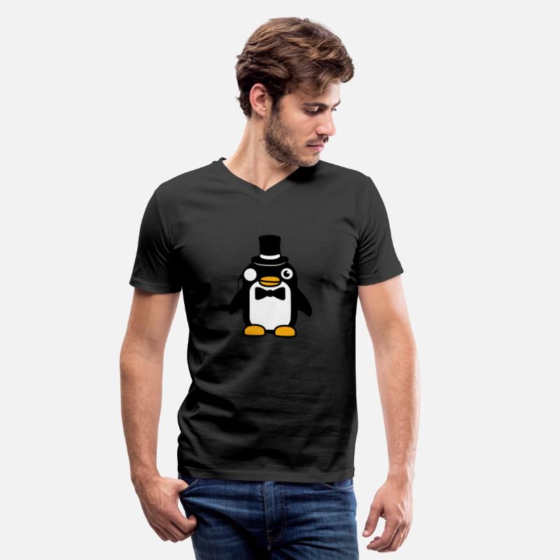 Penguin Gentleman Sir Mr. Top Hat Monocle Glasses