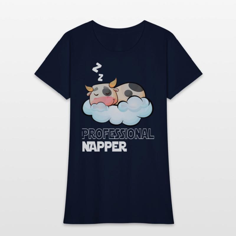 Professional Napper Cow Sleeping Late Riser