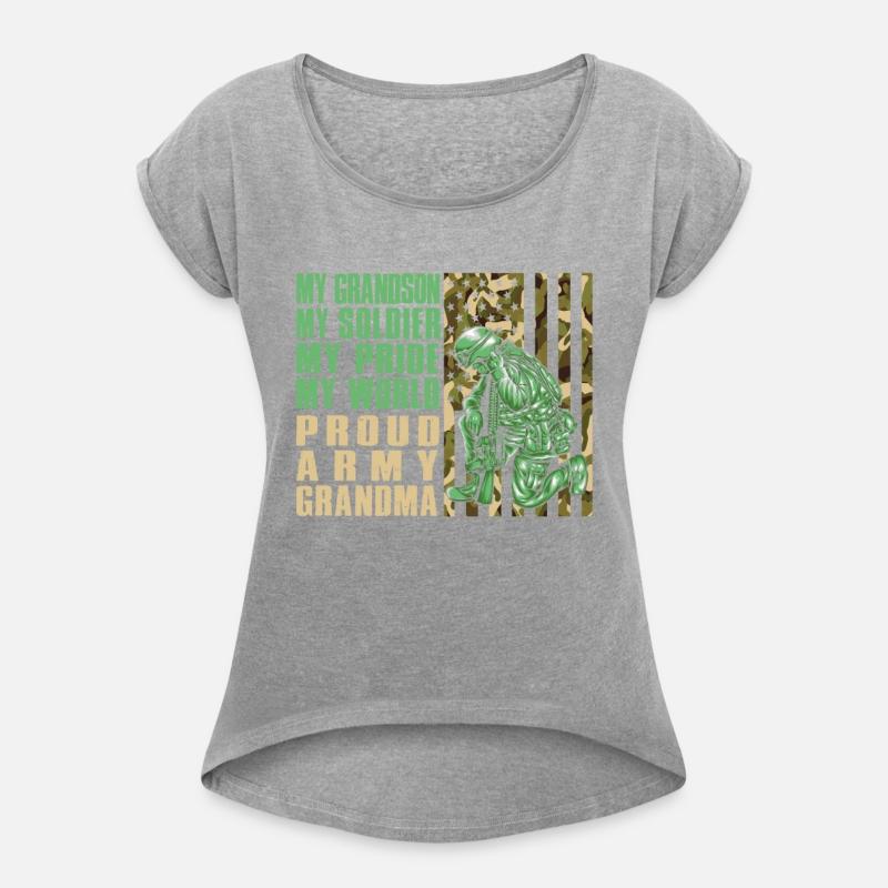 Proud Army Grandma Soldier Grandson USA America