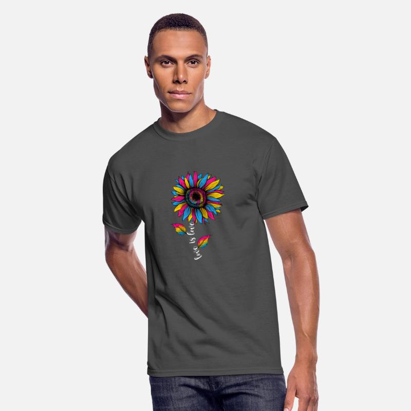 Rainbow Sunflower Love Is Love LGBT Pride