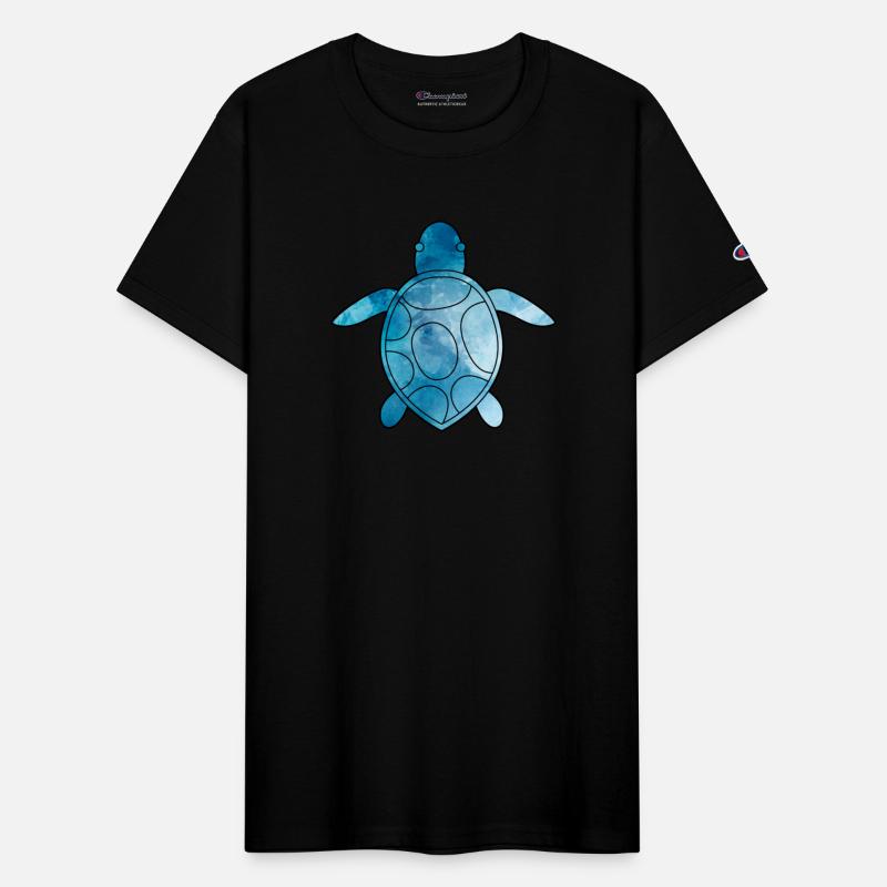 Sea Turtle blue watercolor