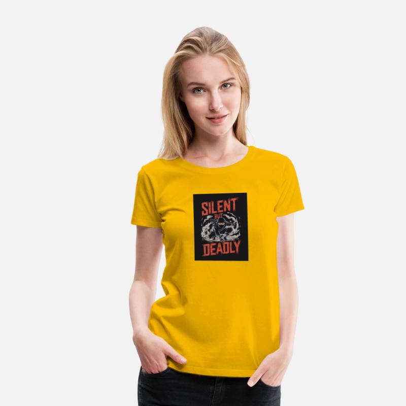 "Silent But Deadly – Ninja Minimalist T-Shirt