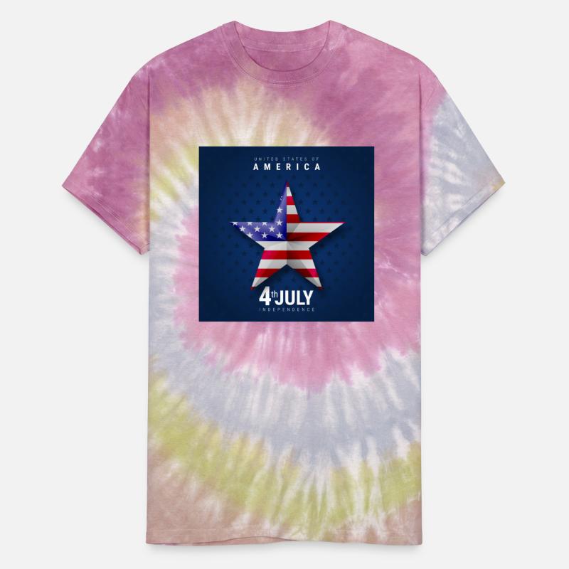 Star Symbol with American Flag Tee
