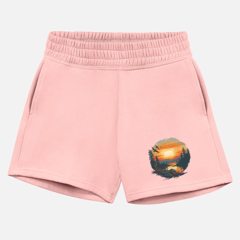 Sunset Wilderness Birds Soaring Circle