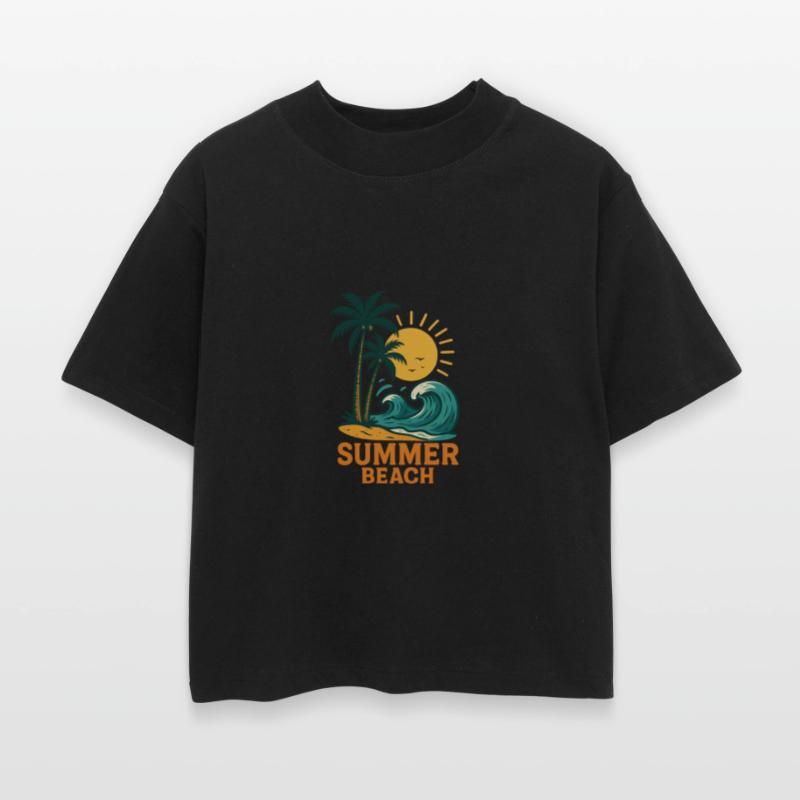 Tropical Beach Vibes T-Shirt Design