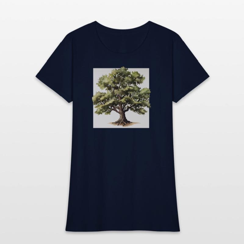 Watercolor Oak Tree Printable Art