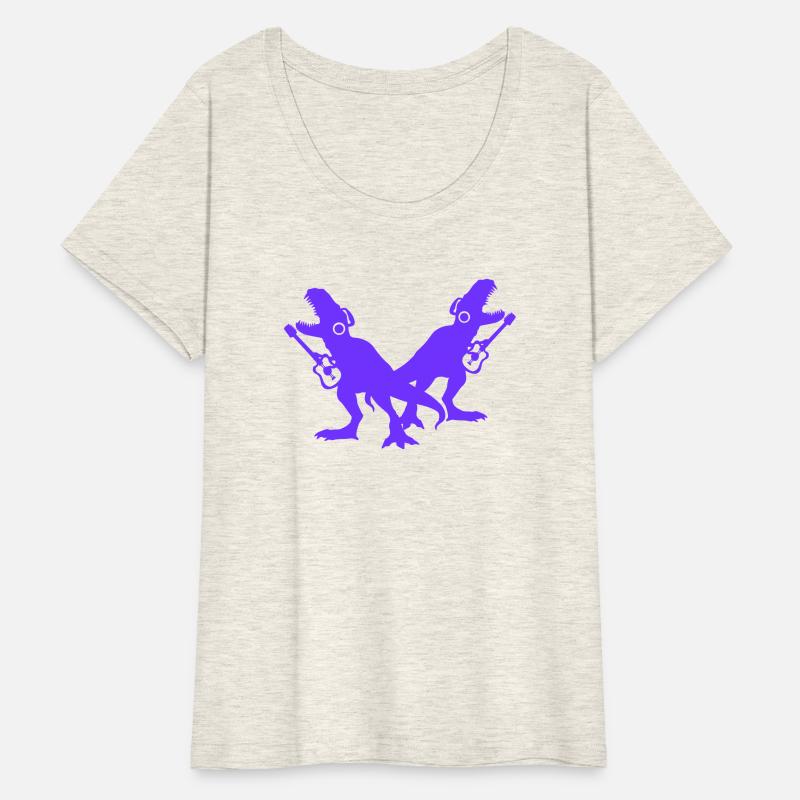 2 Guitar Dino T. Rex Guitarist Dinosaurs Roaring