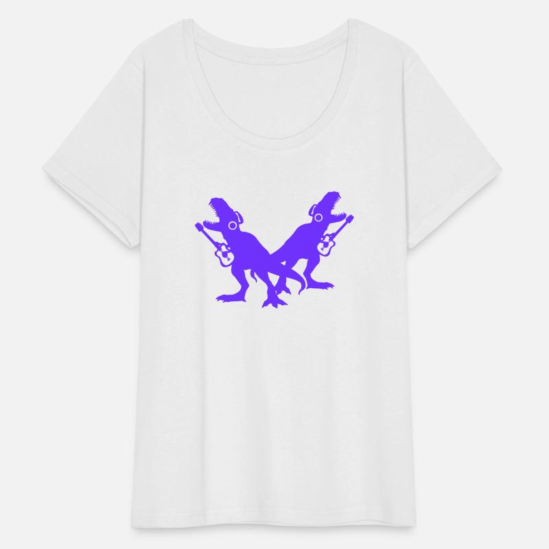 2 Guitar Dino T. Rex Guitarist Dinosaurs Roaring