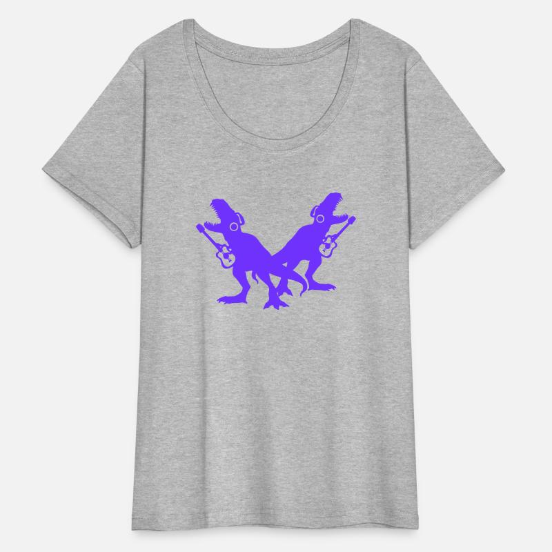 2 Guitar Dino T. Rex Guitarist Dinosaurs Roaring