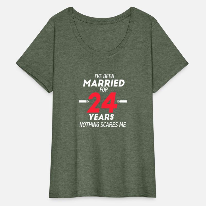 24 Years Married Funny Couple Anniversary Husband