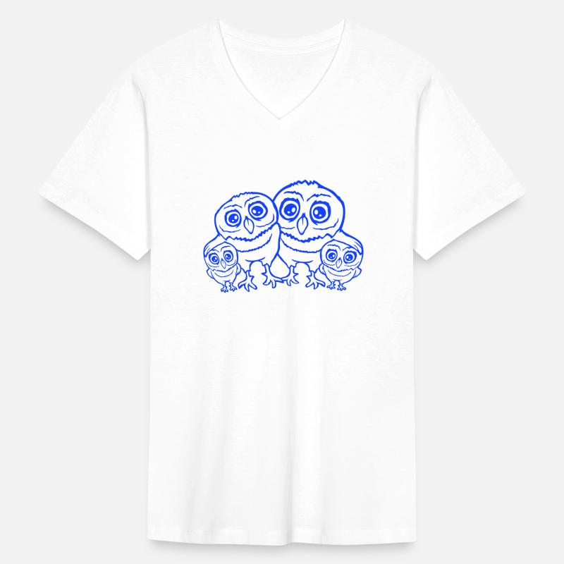 4 owls dad mom child baby family mother father fun