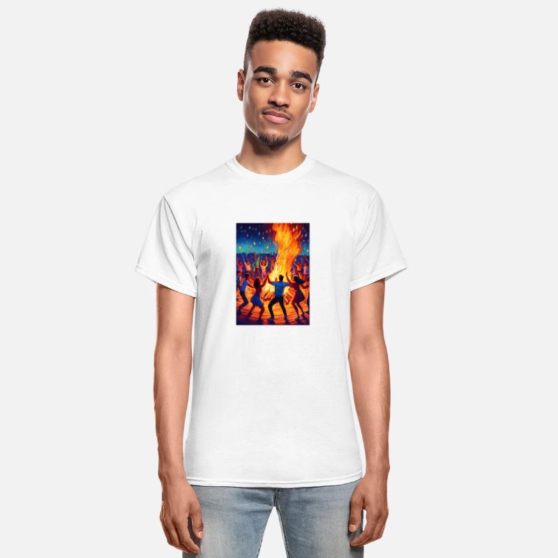 A hand drawn painting dancing art