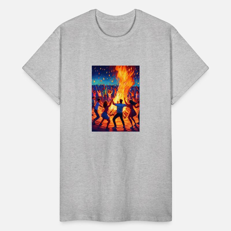 A hand drawn painting dancing art