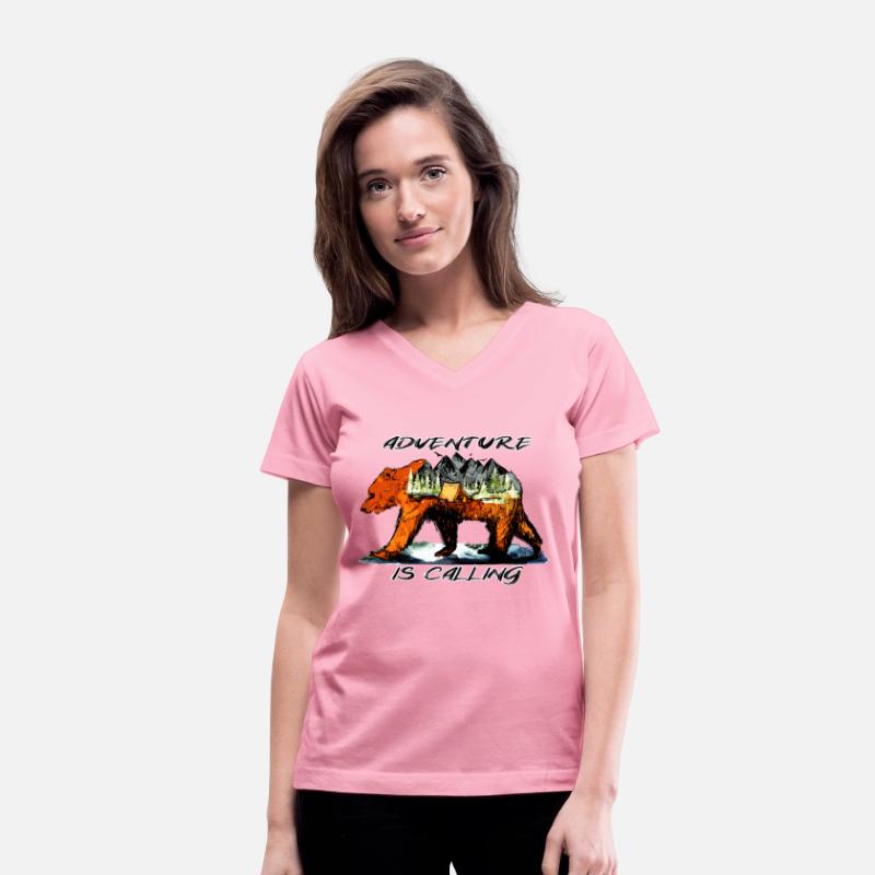 Adventure Is Calling - Bear Camping Woods Mountain