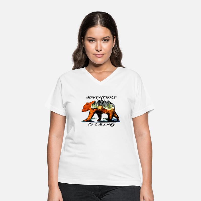 Adventure Is Calling - Bear Camping Woods Mountain