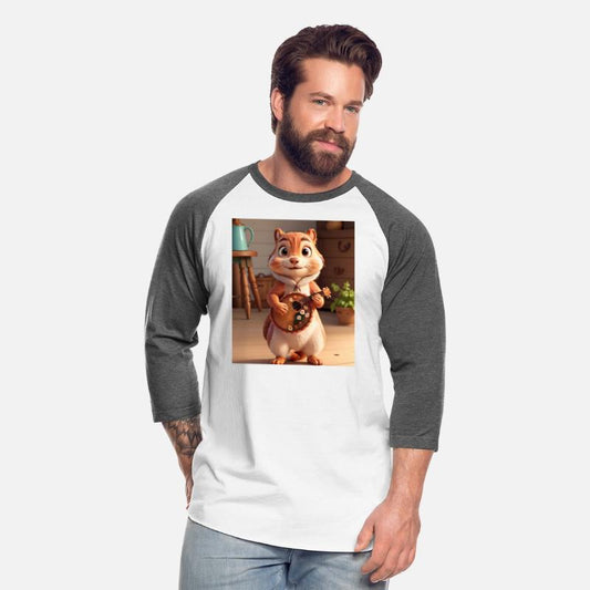 Aesthetic Cottagecore Floral Cute Squirrel Playing