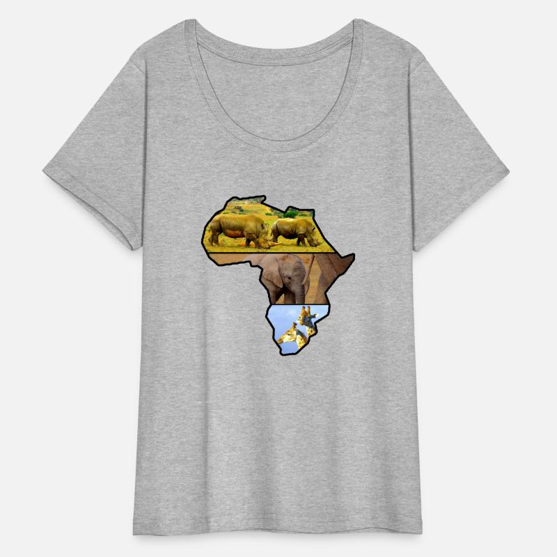 Africa Wildlife Continent Collage