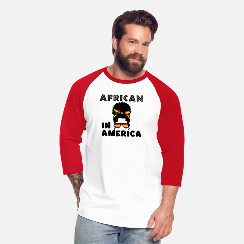 African in America Red, Yellow, Green Design