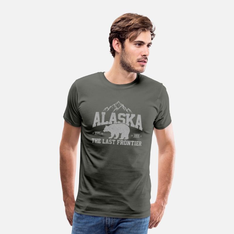 Alaska The Last Frontier Est 1959 Grizzly Bear Mou