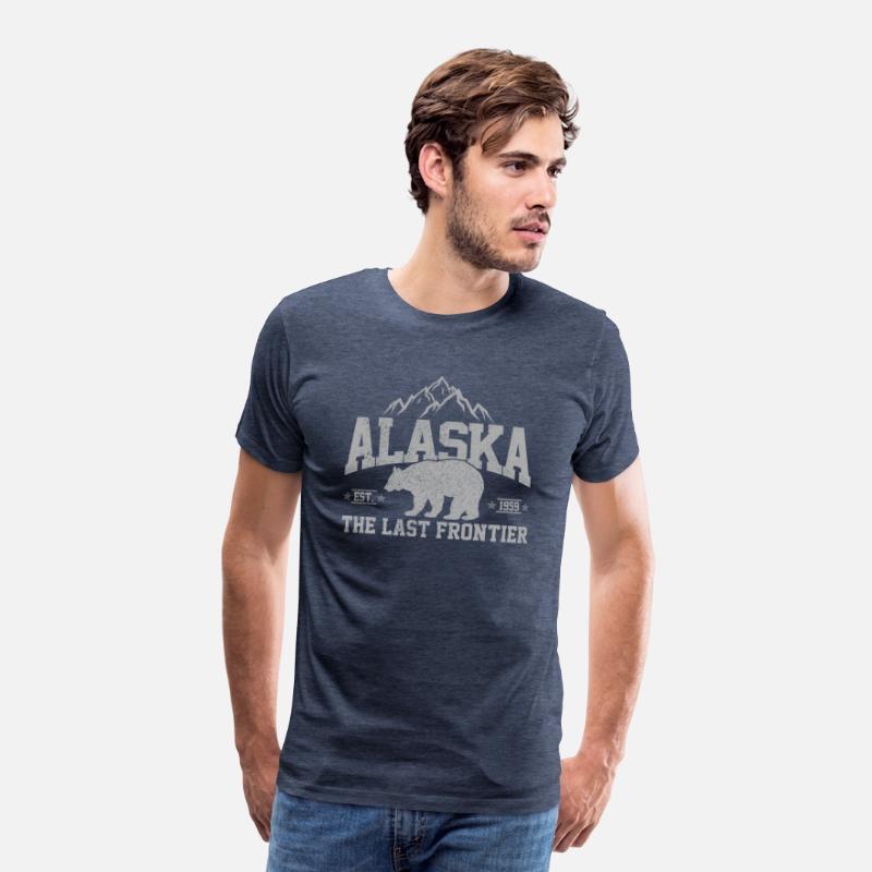 Alaska The Last Frontier Est 1959 Grizzly Bear Mou