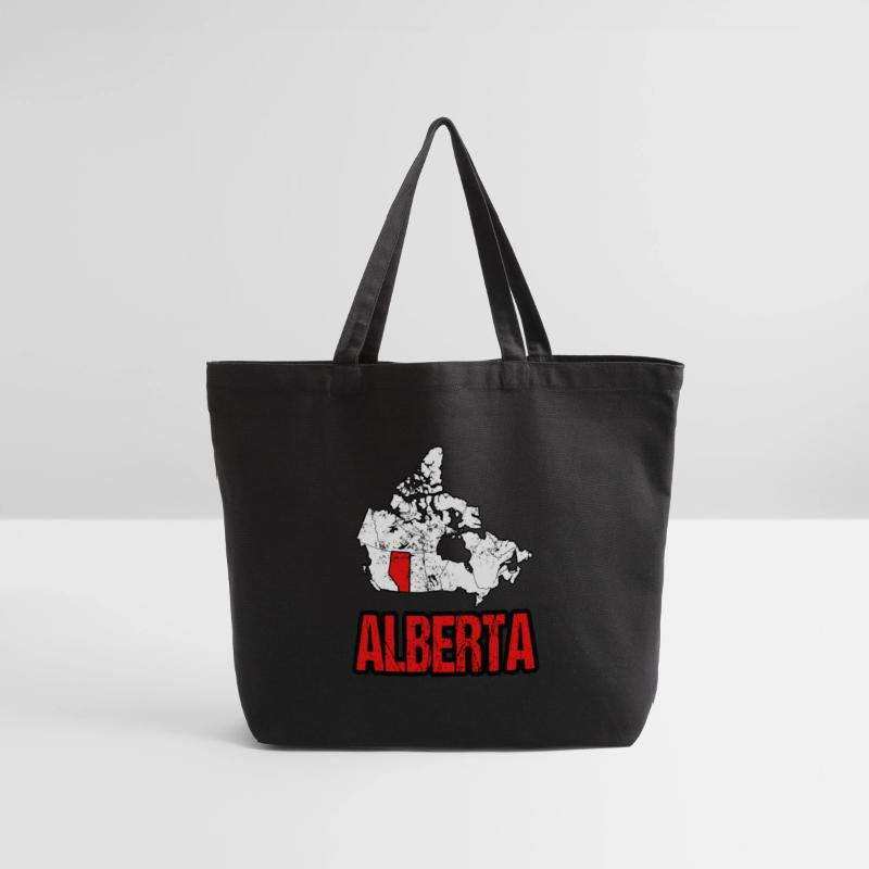 Alberta Vintage Canada Map