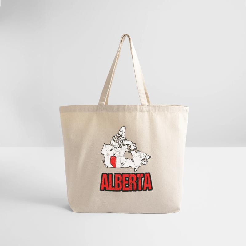 Alberta Vintage Canada Map