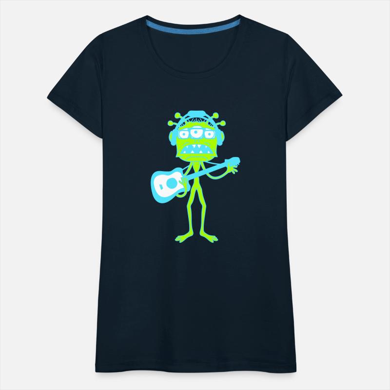 Alien Monster Playing Guitar Headphone Sunglasses
