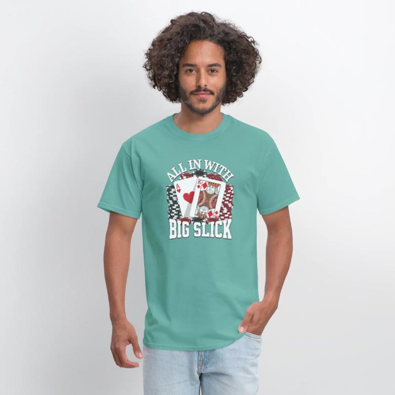 All In With Big Slick Texas Holdem Poker Apparel
