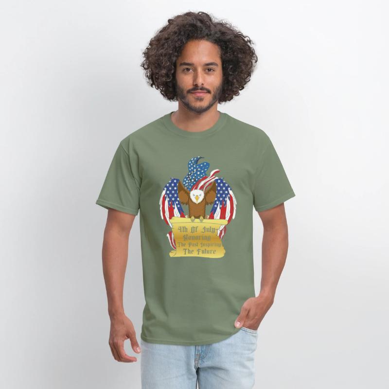 American Flag 4th Of July USA Eagle