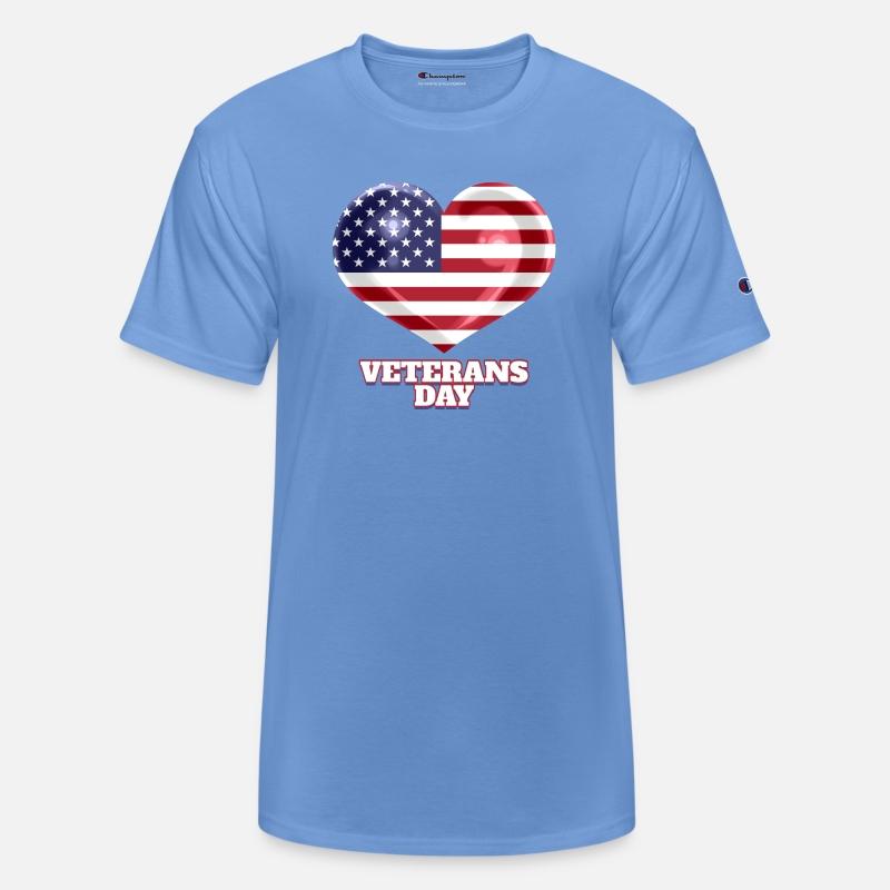 American Flag Heart For Veterans Day