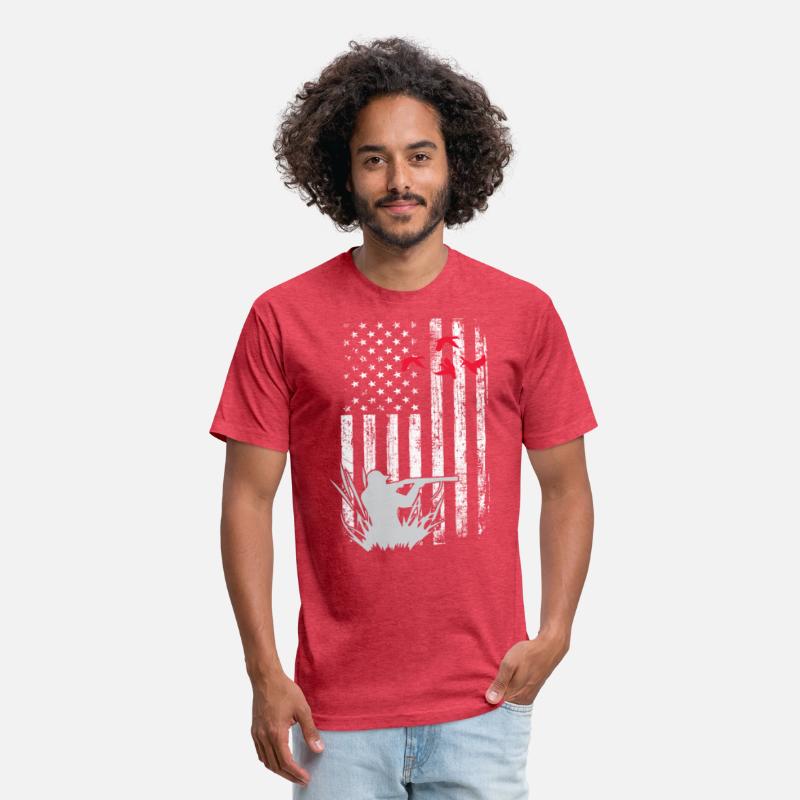 American Flag Patriotic Duck Hunting Waterfowl