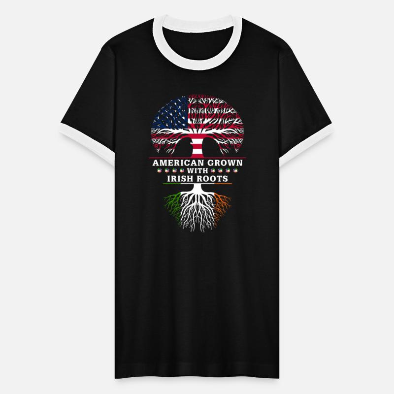 American Grown Irish Roots Flag St Patrick’s Day