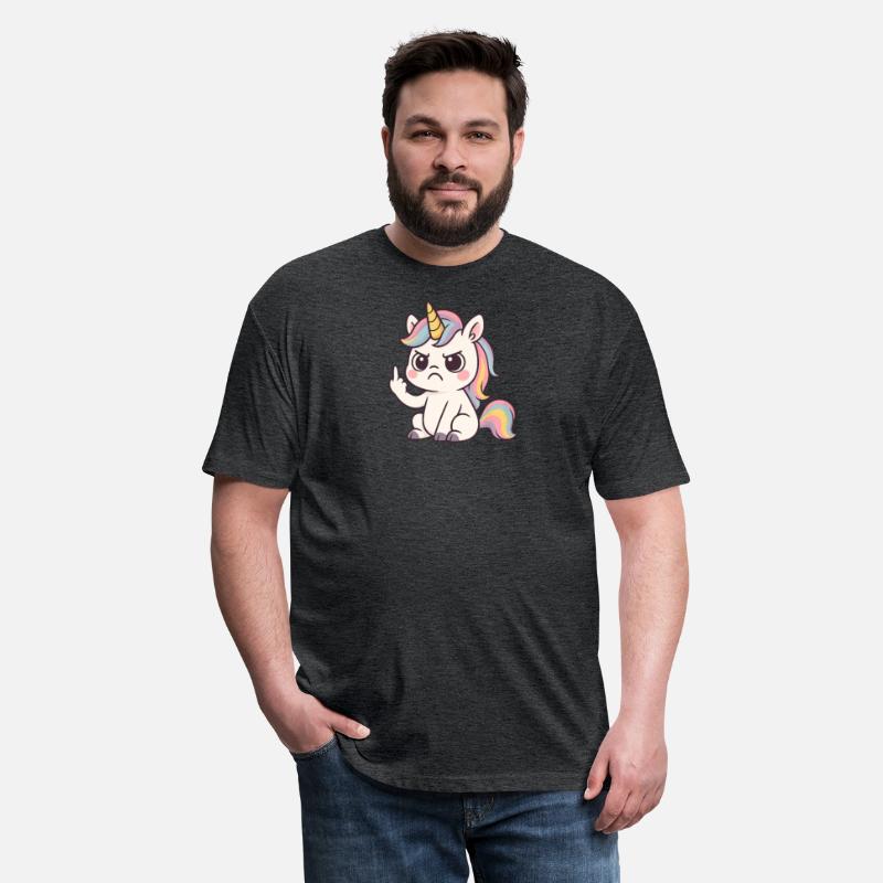 Angry Unicorn Flipping Off – Funny Cute Rebel Shir