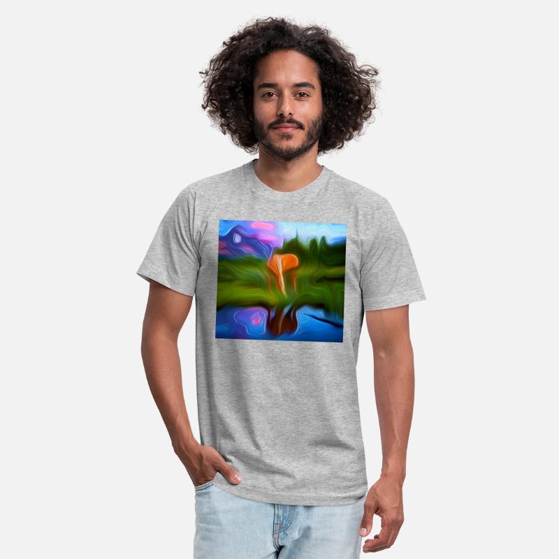 animal and lake digital art abstract painting